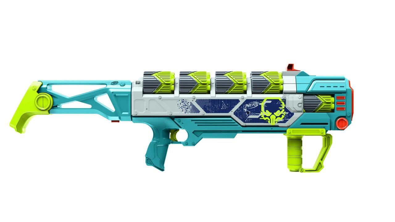 Nerf Elite Rebel Ops Doom Cannon Blaster, 60 Nerf Elite Foam Darts, 5 Supershells, 8 and Up