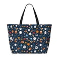 thumbnail image 2 of KLL Ball Sports Print Large Beach Tote Bag Women Waterproof Sandproof Zipper Beach Tote Bag for Pool Gym Grocery Travel with Wet Pocket, 2 of 7