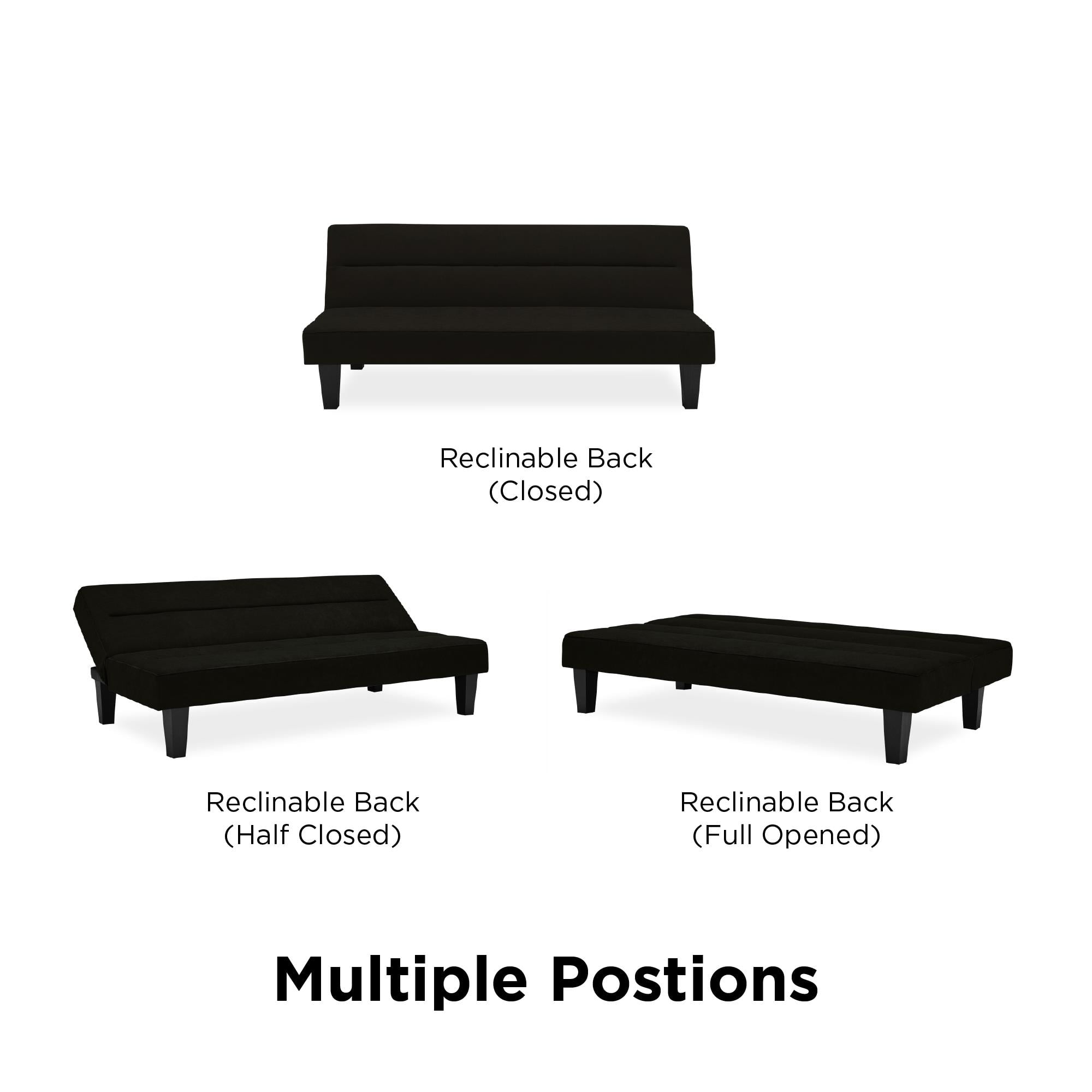 Dorel kebo microfiber futon sofa bed deals