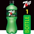 thumbnail image 3 of 7UP Caffeine Free Zero Sugar Lemon Lime Soda Pop, 20 fl oz, Bottle, 3 of 12
