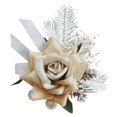 thumbnail image 1 of Rosas Boda Invitado Broche Flor Muñeca Para Banquete De Boda Y Banquete - Flor de la mano Sunnimix Ramillete de ramo de novia, 1 of 8