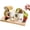 White, variant on Evelots Mini Fondue Pot Set/Personal Fondue Mugs-Chocolate/Cheese/14-Piece Fondue Maker Gift Set/2 Ceramic Mugs/Forks/Candles