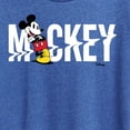 thumbnail image 3 of Disney - Mickey & Friends - Mickey Name Glitch - Women's Short Sleeve Graphic T-Shirt, 3 of 5