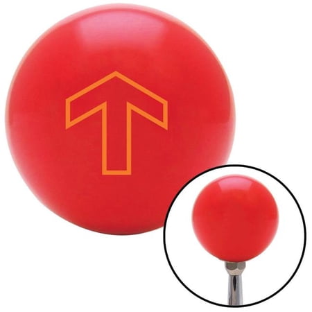 American Shifter Orange Broad Arrow Up Red Shift Knob with M16 x 1.5 Insert Shifter Auto Manual Brody