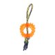 thumbnail image 5 of Juguete masticable de goma con cuerda, resistente, duradero y resistente a las mordeduras, color naranja, 5 of 9