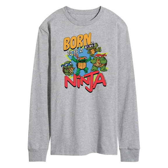 Teenage Mutant Ninja Turtles Mutant Mayhem - Born To Be A Ninja - Men's Long Sleeve T-Shirt