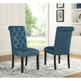 thumbnail image 5 of Roundhill Furniture Leviton Urban Style Dining Set: Table and 6 Chairs, Blue, 5 of 9