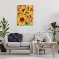 thumbnail image 2 of Stupell Industries Sunflower Bunches Pattern Botanical & Floral Painting Gallery Wrapped Canvas Art Print Wall Art, 30 x 40, 2 of 7