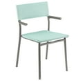 thumbnail image 1 of Lafuma Batyline Duo ORON Outdoor Armchair, Titanium/Mistral Blue (Set of 2), 1 of 10