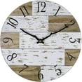 thumbnail image 3 of Modern Simple Wall Silent Clock Vintage Mid-Century Style Design for Living Room Bedroom Decor, 3 of 7