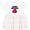 thumbnail image 3 of Inktastic Daddys Little Champ Girls Baby Dress, 3 of 5