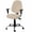 Brown, variant on Pure Pink 2 Pieces Computer Office Chair Covers Set, Stretchable Desk Rotating Chair Seat Cushion Slipcover Back Covers, Simple Solid Color Slipcover Back Covers, Decorative Protectors Cover