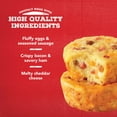 thumbnail image 4 of Jimmy Dean Meat Lovers Egg Bites, Pork Sausage Bacon Ham and Cheddar Cheese, 4 oz, 2 Count (Frozen), 4 of 13