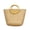 Brown, variant on Brown Straw Woven Large Tote Bag With Rattan Handle Summer Beach Bag For Women Travel Vacation