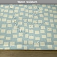 thumbnail image 6 of Ambesonne Modern Place Mats Set of 4, Big Small Squares Tile, Standard Size, Pale Blue Cream, 6 of 6