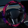 thumbnail image 2 of Print 14.5 Inch Printing PVC Leather Car Wheel Cover Auto Accessories Steering Wheel Cover, 2 of 6