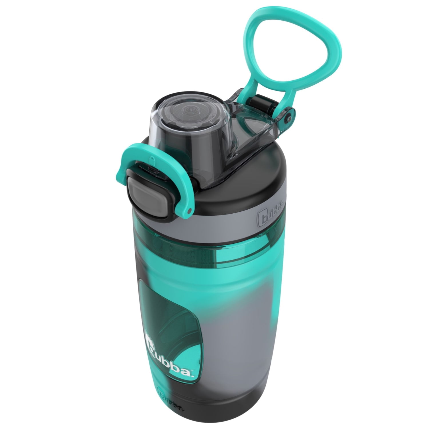 (4 pack) bubba Flo Kids Water Bottle, Black, 16 fl oz.