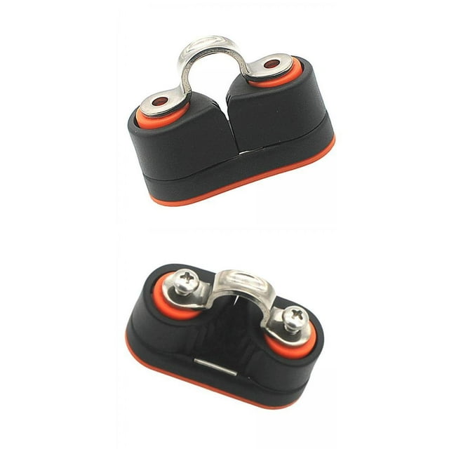 jinwen 2 Pack Boat Cam Cleats Fast Entry with Fairlead Rope Wear-resistance