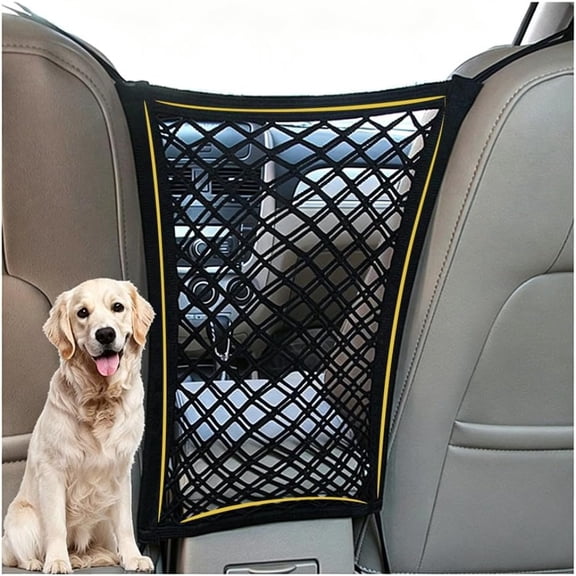 Car Seat Gap Elastic Mesh Organizer, Universal Auto Storage Net Pocket Between Front Seats