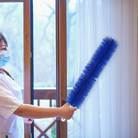 2 PCS Fan Cleaning Brush - Portable Fan Cleaning Brush for Efficient Dust Removal and Appliance Maintenance, 16.5 x 3.5 x 0.8 in, (Blue), Ccwuwei