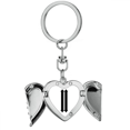 thumbnail image 1 of Llavero de alas de ángel Unbranded negro silueta corazón, 1 of 3
