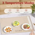 thumbnail image 3 of Electric Food Warmer With 40x60 Cm Large Heating Area, Warming Tray Touch Screen Control,Food Warmers For Parties Folding And Portable For Buffets Restaurants, 3 of 8