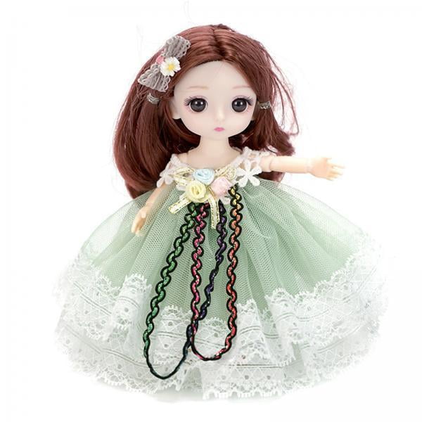 muñeca de silicona,Kits de niña de silicona de cuerpo completo de de 18 cm,1/12 niños muñecas niñas bebé hermoso vestir,muñecas de bebé que parecen de silicona realista perfke muñeca de silicona