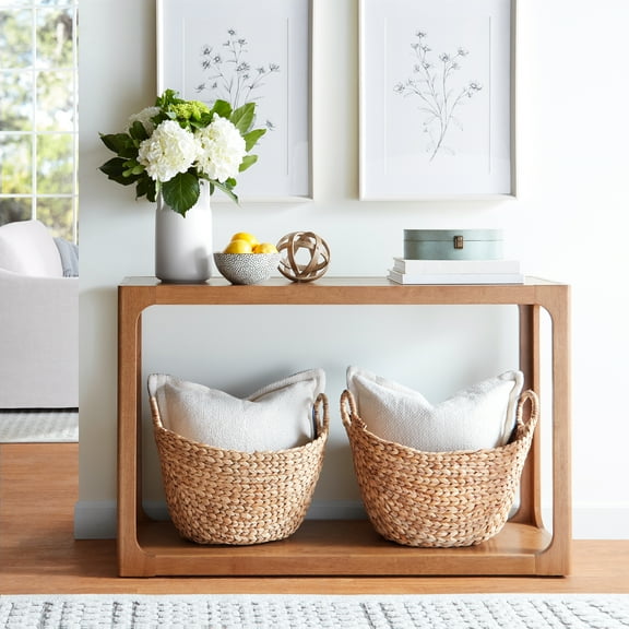 My Texas House Haven Console Table, Warm Brown