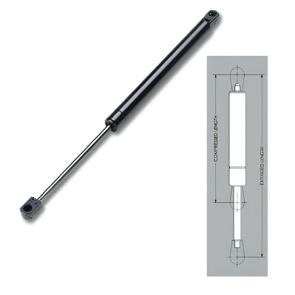 SUSPA® C16-06389 14" Gas Prop/Strut 24 lbs - Set of Two