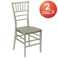 thumbnail image 3 of Flash Furniture 2 Pack HERCULES PREMIUM Series Champagne Resin Stacking Chiavari Chair, 3 of 14