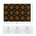 thumbnail image 7 of YFYANG 72"x48" Non-Slip Flannel Carpet Doormat, Living Room Bedroom Office Decorative Area Rugs, Indoor Retro Gold Texture Floor Mats, 7 of 7