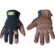 CAT Jumbo Brown Deerskin and Spandex Gloves