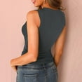 thumbnail image 4 of Débardeurs d'Été pour Femmes, Hauts Sans Manches Tricotés Élastiques, 4 of 7