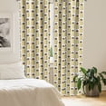 thumbnail image 2 of Floral Curtains 2 Panels Set, Repetitive Pattern of Colorful Abstract Flowers and Symmetric Leaves, Window Drapes for Living Room Bedroom, 56"W X 84"L, Coconut Multicolor, by Ambesonne, 2 of 5
