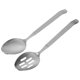 thumbnail image 2 of BRIGHTFUFU 2 cucharas grandes de acero inoxidable para servir, cucharas ranuradas para bufé, cubiertos, utensilios para servir, 2 of 8