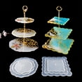thumbnail image 2 of 3 Tier Reusable Silicone Casting Mold Thickened Cake Stand Molds For Diy Fruit Trays Snack Racks Trays, 2 of 7