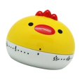 thumbnail image 2 of 1pc Cartoon Chick Modeling Timer Mechanical Cooking Timer Tool Timing Device, 2 of 4