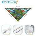 thumbnail image 6 of Dog Bandana 2 Pack,Colorful Dinosaurs Jungle Scene Pattern Bandanas for Dogs,Cat Bandana,Small/ Large Dog Bandana 2 Size,Dog Bandanas, 6 of 6