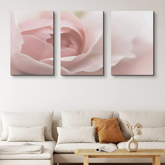 PixonSign Canvas Print Wall Art Set Cross Hatched Line Pattern Geometric Shapes Illustrations Modern Art Contemporary Edgy Dark Black and White for Living Room, Bedroom, Office - 16"x24"x3