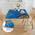 thumbnail image 2 of Acheng Flowers Birds Annabel Kidston Square Tablecloth Waterproof Resistant Fabric 100% Polyester Fiber 36*36, 2 of 8