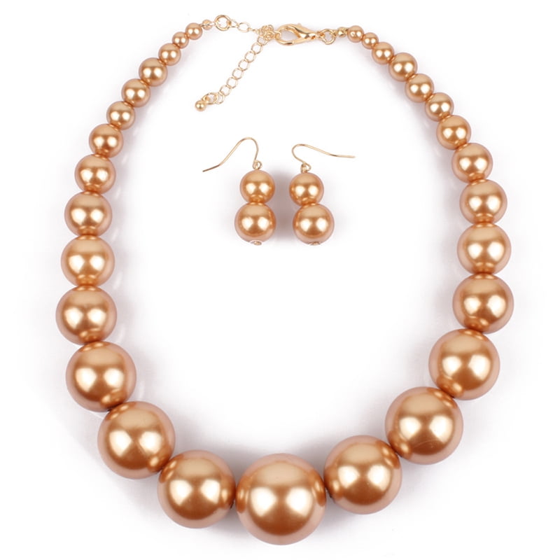 Pearl Elegant Jewelry Set Luxury Wedding Bridal Jewelry Set for Women