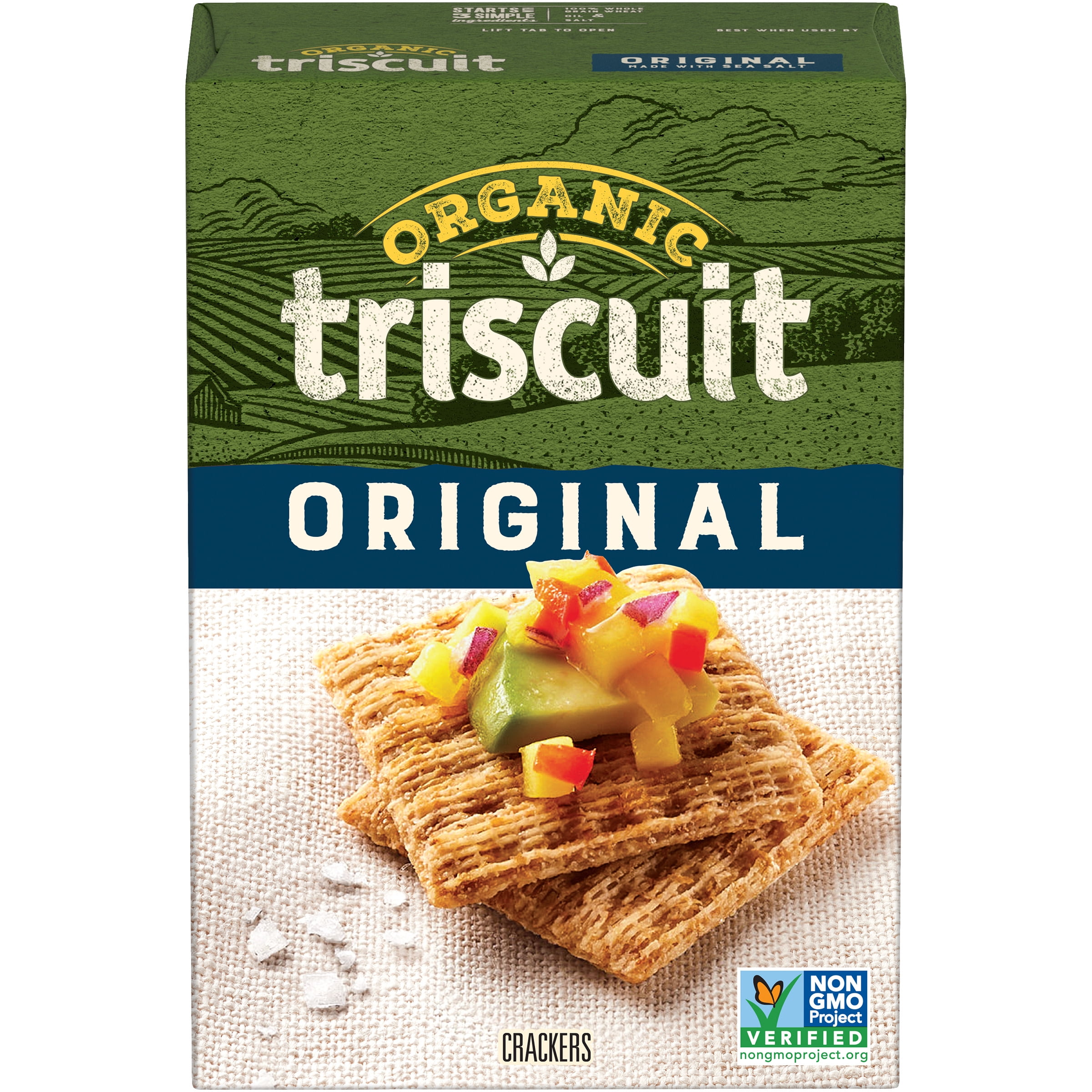 Triscuit Organic Original Whole Grain Wheat Crackers, 7 oz