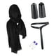 thumbnail image 3 of Disfraz de caballero medieval Disfraz de Halloween Hebilla Brazales Disfraces Vintage Negro Yuyangstore Traje medieval, 3 of 7