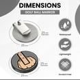 thumbnail image 4 of Aorsher Funny Golf Ball Marker, Magnetic Hat Clip & Alignment Tool, Golf Accessories for Enthusiasts, Premium Golf Gift for Men & Women, 4 of 15