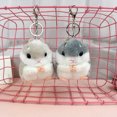 thumbnail image 3 of Porte-clés en Peluche Hamster Mignon Porte-Clés Pendentif Sac à Main, 3 of 4