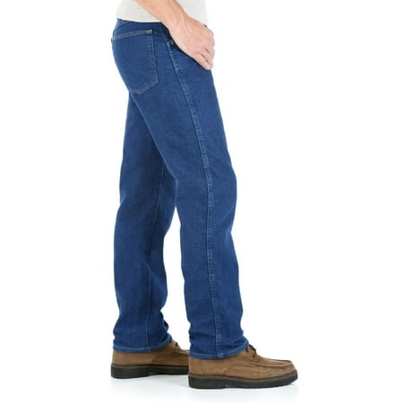 Wrangler - Wrangler Men's Regular Fit Stretch Jeans - Walmart.com ...