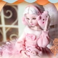 thumbnail image 3 of , Muñeca 1/3 de 23,6 Pulgadas, 23 Articulaciones, Muñeca Articulada, Juguetes de Bricolaje con Completo de Ropa, , Peluca, CUTICAT  Muñeca de princesa, 3 of 8