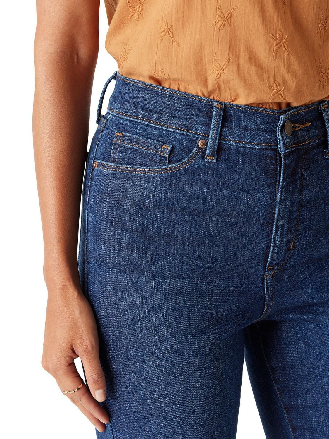 Levi Strauss Signature™ Women's High Rise Straight Jeans, Available sizes: 2 – 18