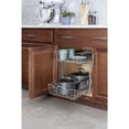 thumbnail image 2 of Closetmaid 308900 18" H X 14" W 2 Tier Kitchen Cabinet Pull Out Bottom Mount Basket, 2 of 9