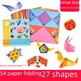 thumbnail image 5 of Educational DIY Colorful Origami Kit for Kids Ages 4-6 - 108 Sheets Creative Handcraft Set, Child-Safe Material, Enhances Cognitive Skills & Imagination, Perfect Kindergarten Art Craft Supplies, 5 of 5